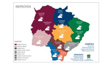 Calorão volta, mas meteorologia não descarta tempestades em MS