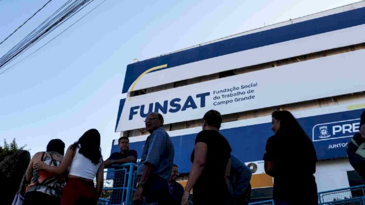 Funsat encerra semana com 1,3 mil vagas em Campo Grande
