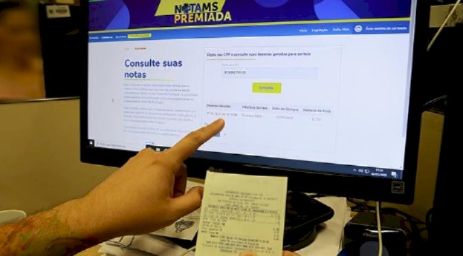 Três consumidores dividem prêmio da Nota MS Premiada e vão receber R$ 33,3 mil cada